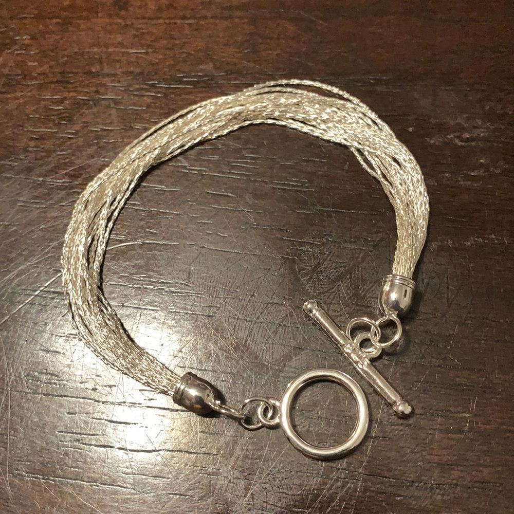 ❌Silver Multi Strand Chain Bracelet